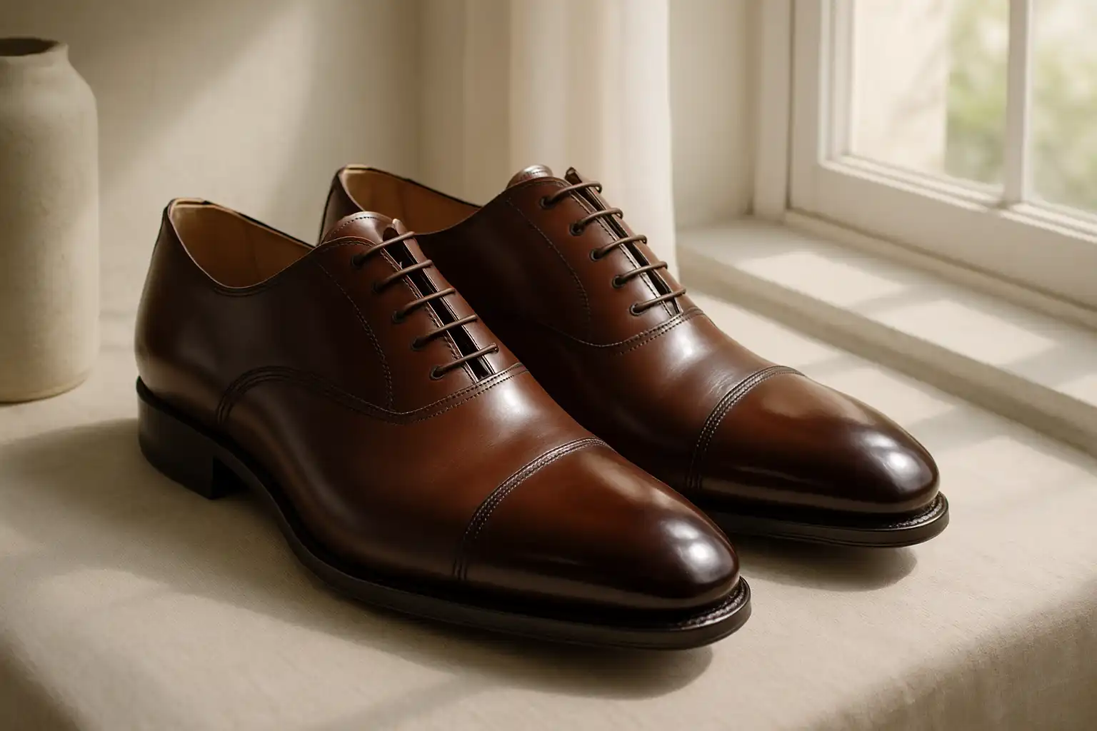 chaussures cuir polies