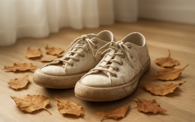 Comment enlever les taches de feuilles mortes sur chaussures