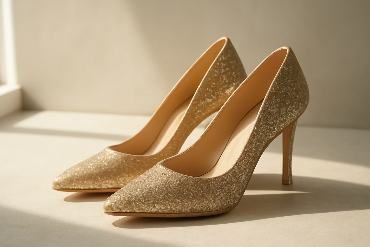 Photo de chaussures fêtes brillantes