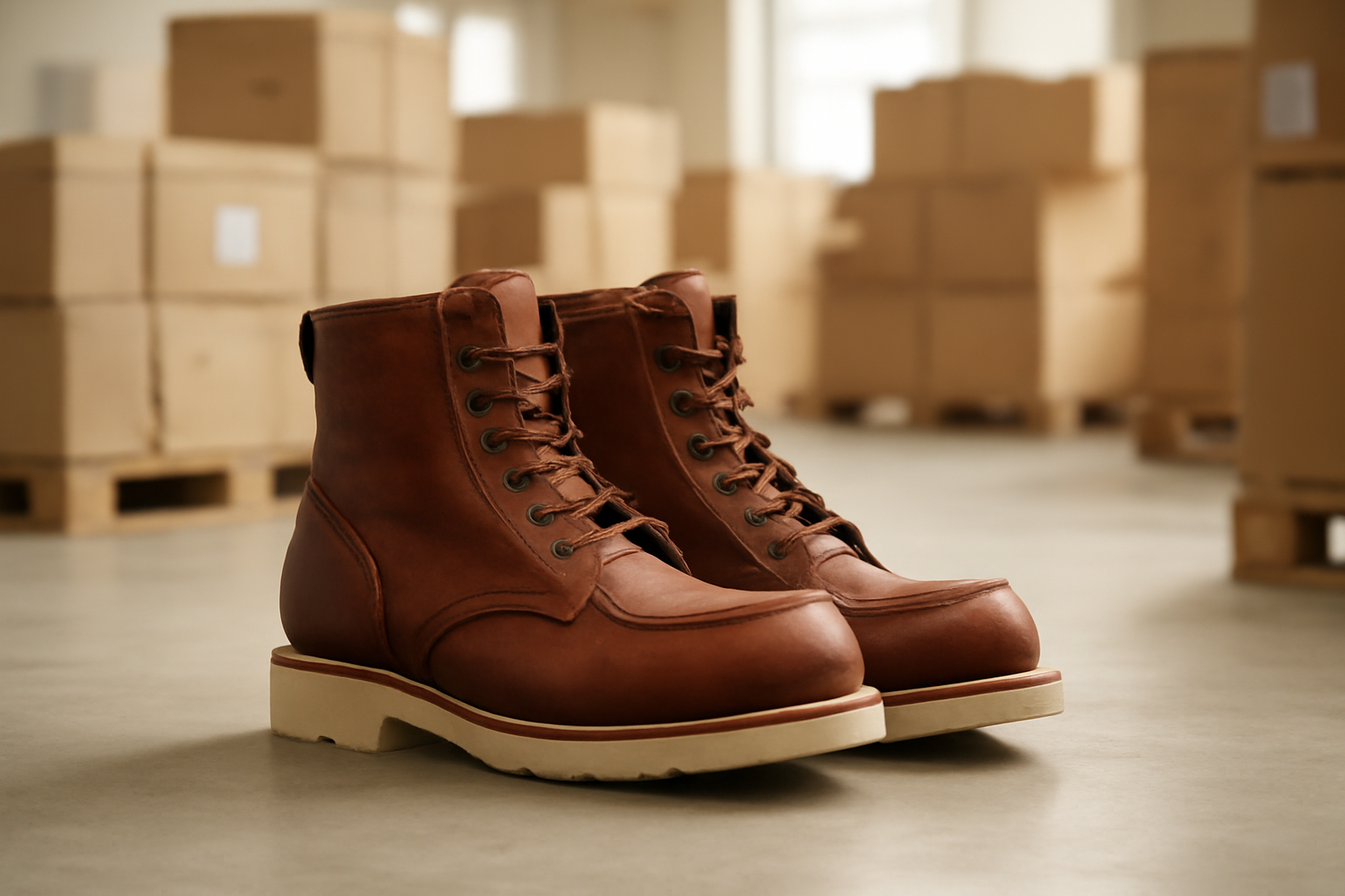 bottes aigle en entrepôt retour