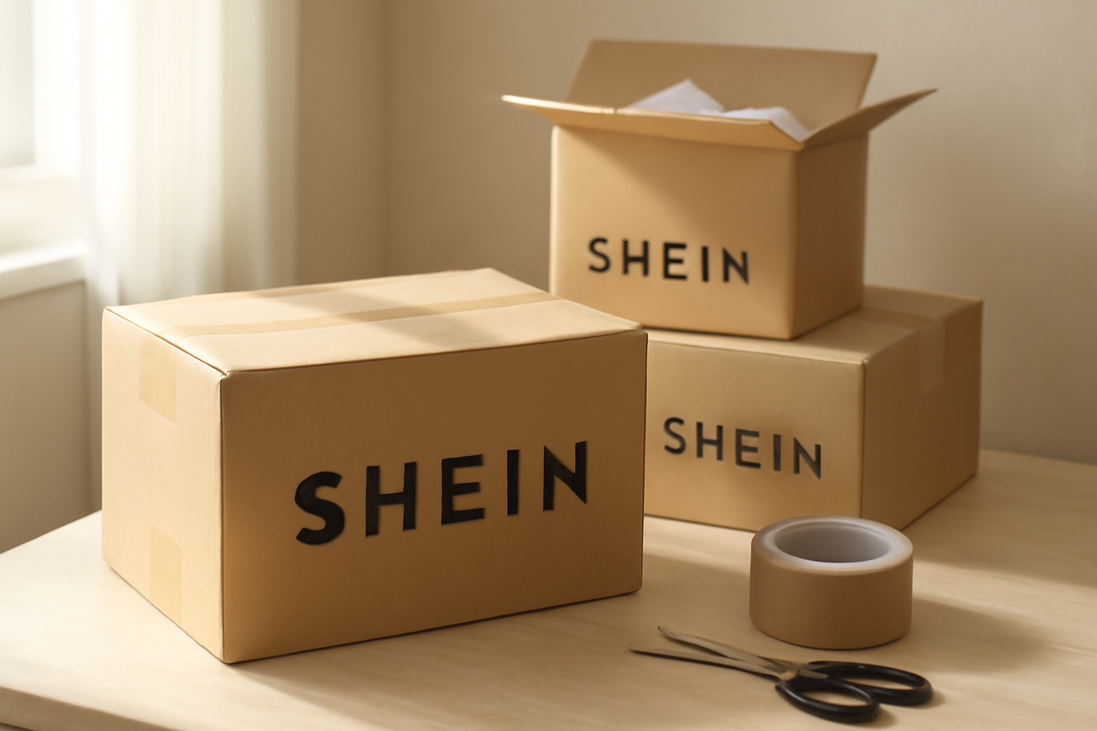colis shein en préparation retour