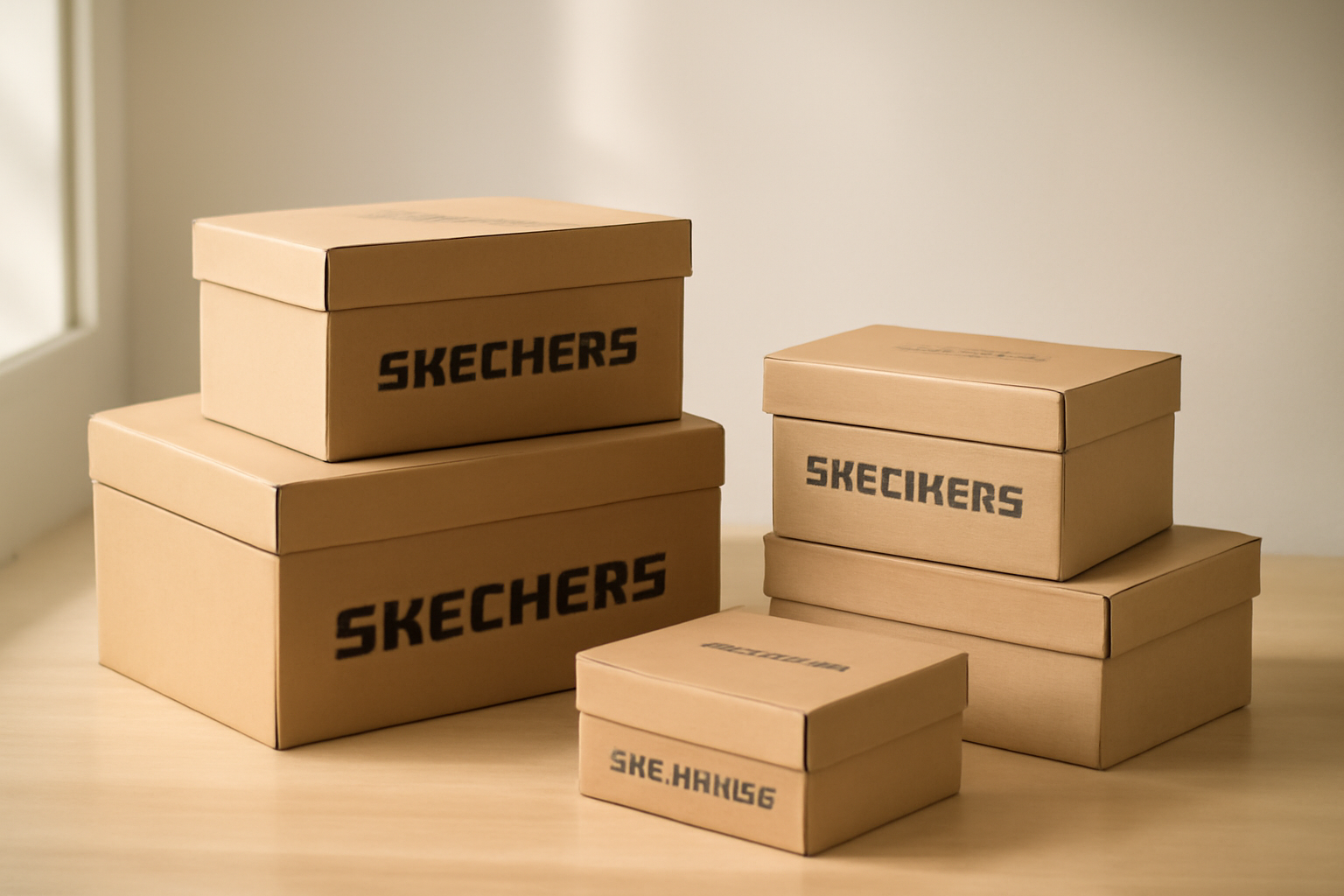 colis skechers en zone contrôle