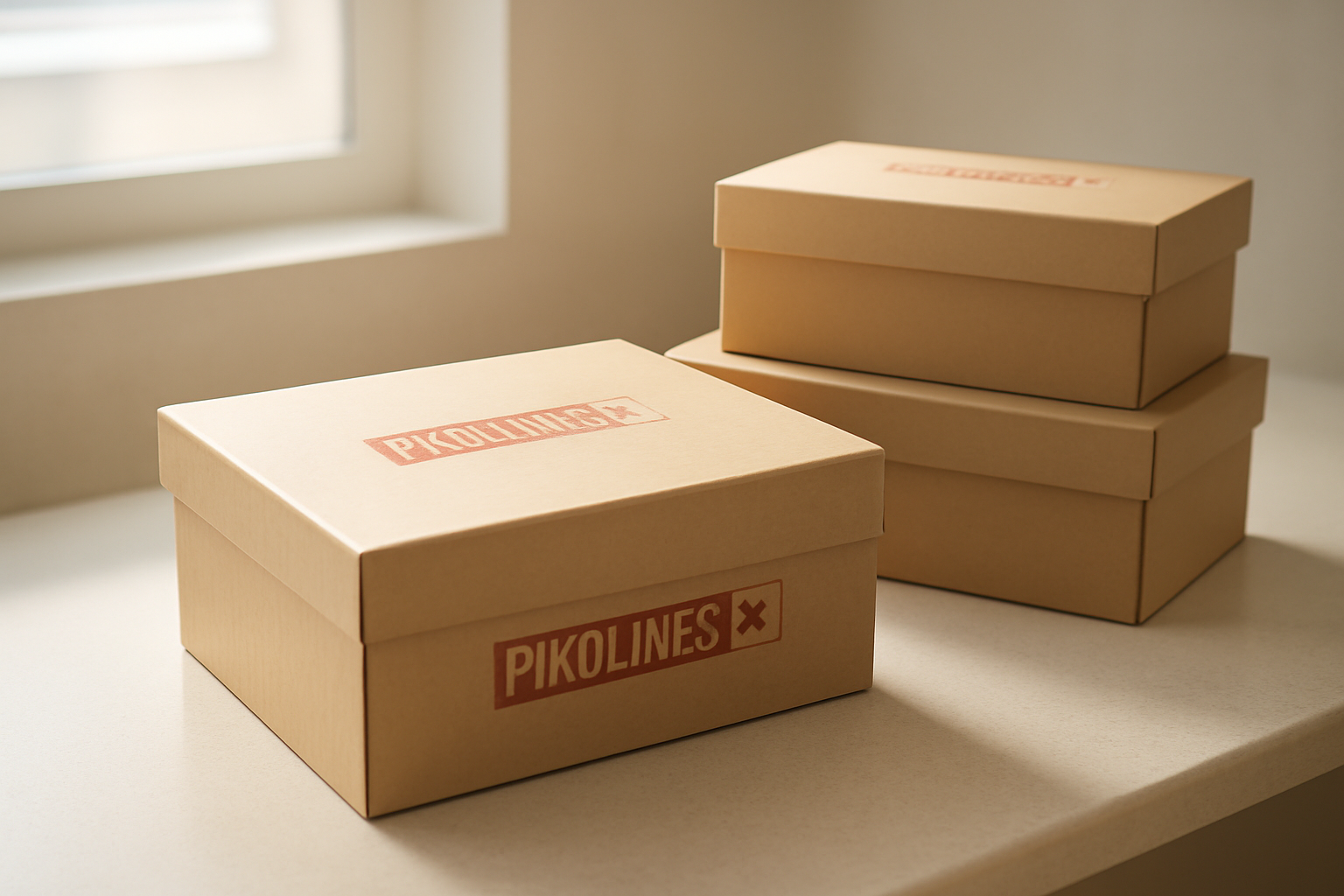 annie-chausseur-retour-pikolinos-boutique boîte pikolinos sur comptoir