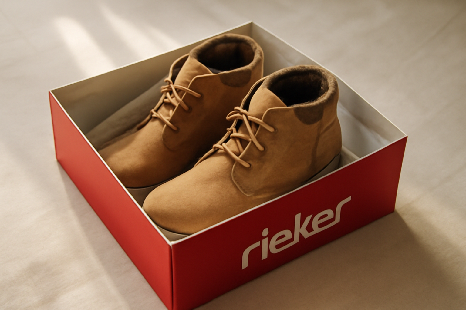 paire rieker remise dans sa boîte