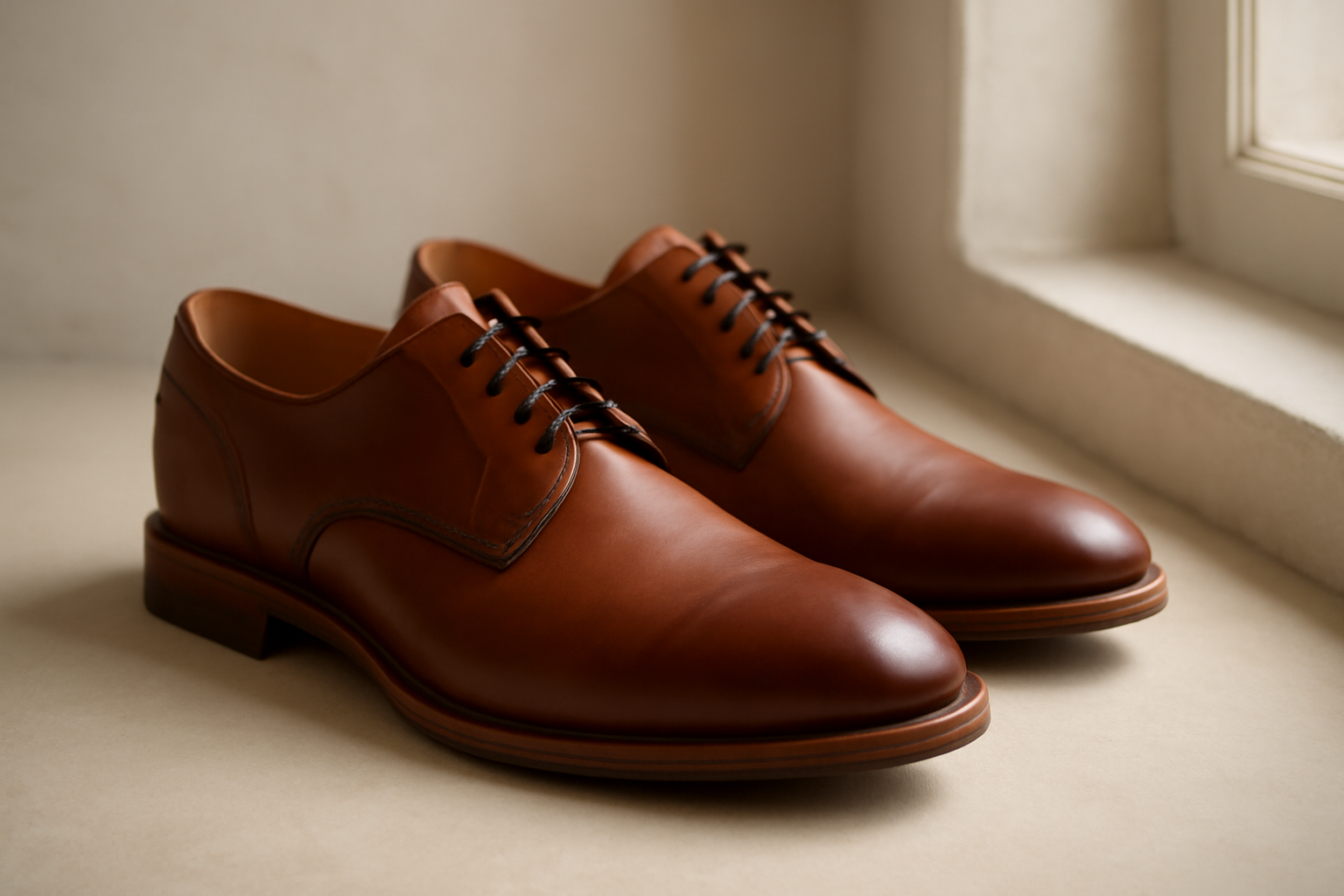 chaussures cuir froid