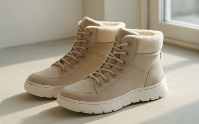 Chaussures confortables pour trajets quotidiens en neige