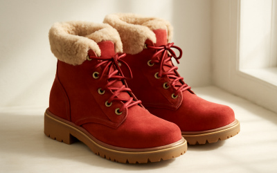 Comment associer des chaussures rouges en hiver ?