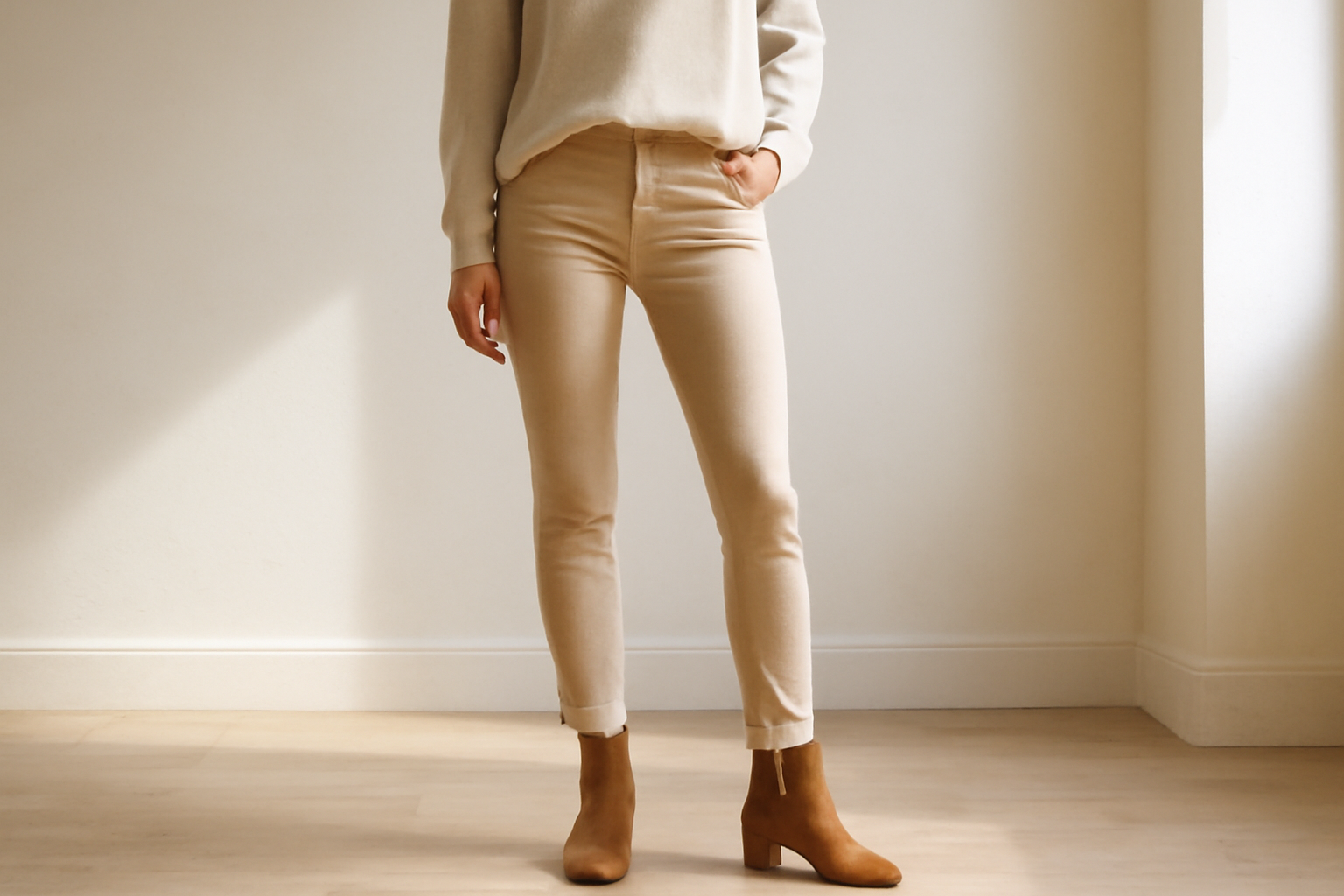 annie-chausseur-porter-bottines-femme-style tenue féminine avec bottines et pantalon ajusté