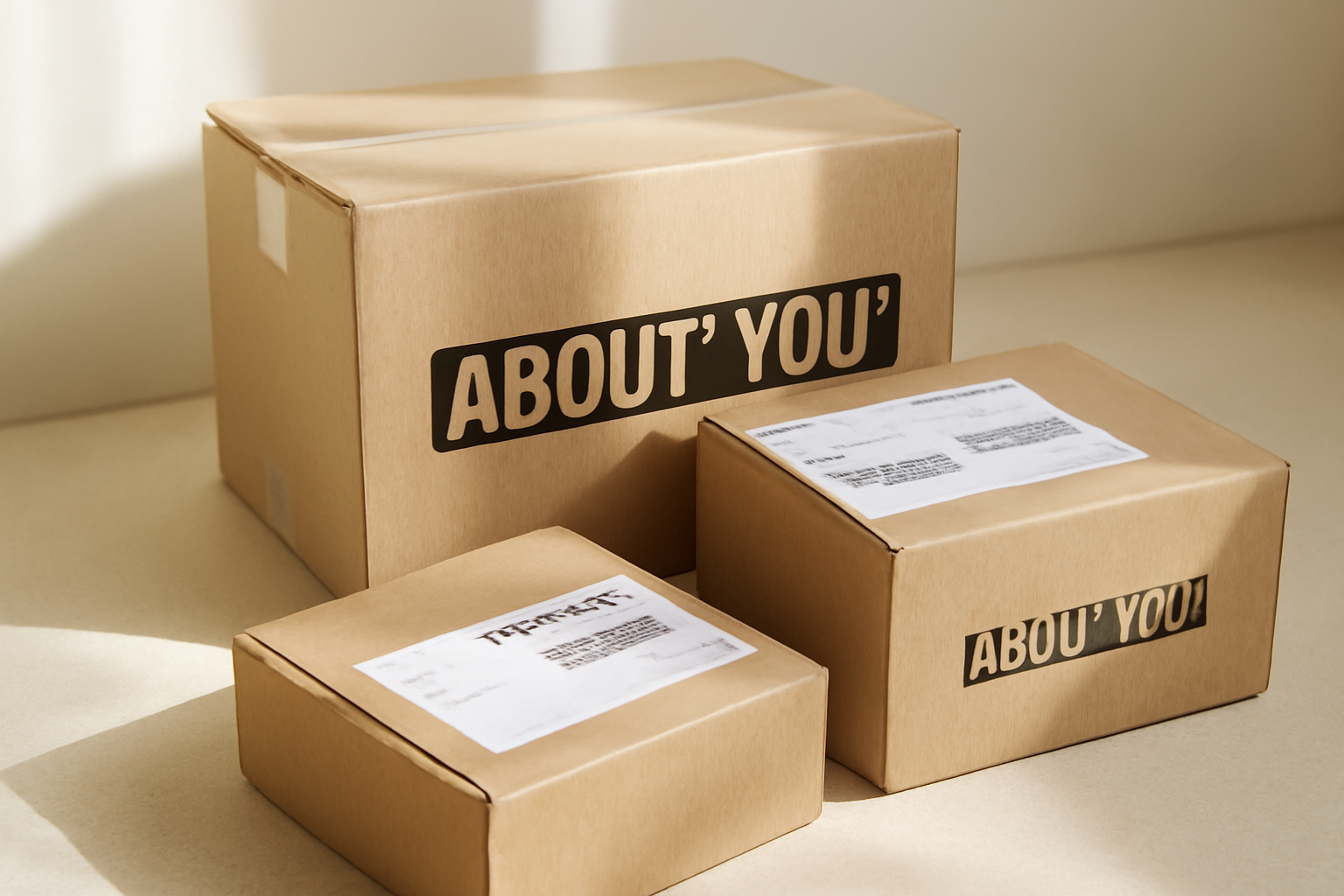 annie-chausseur-retour-about-you-en-ligne colis about you avec étiquette retour