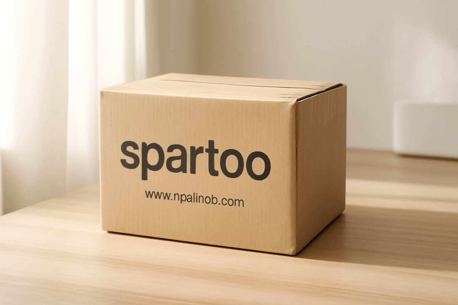 boîte spartoo prête à être déposée en point relais