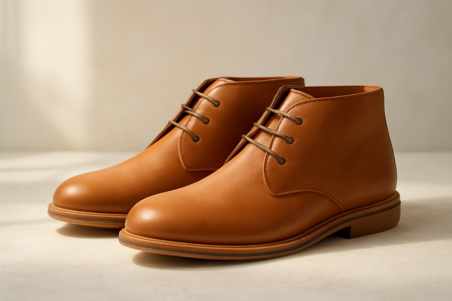 annie-chausseur-chukka-boots-explication bottines simples en cuir avec deux œillets