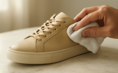 Comment enlever des taches d’eau sur des chaussures ?
