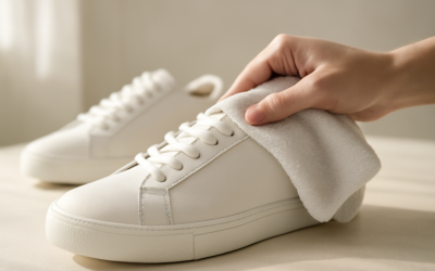 Comment nettoyer des chaussures blanches en cuir facilement ?