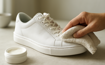 Comment nettoyer des chaussures en cuir blanc efficacement ?