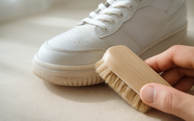 Comment nettoyer des semelles blanches qui noircissent ?
