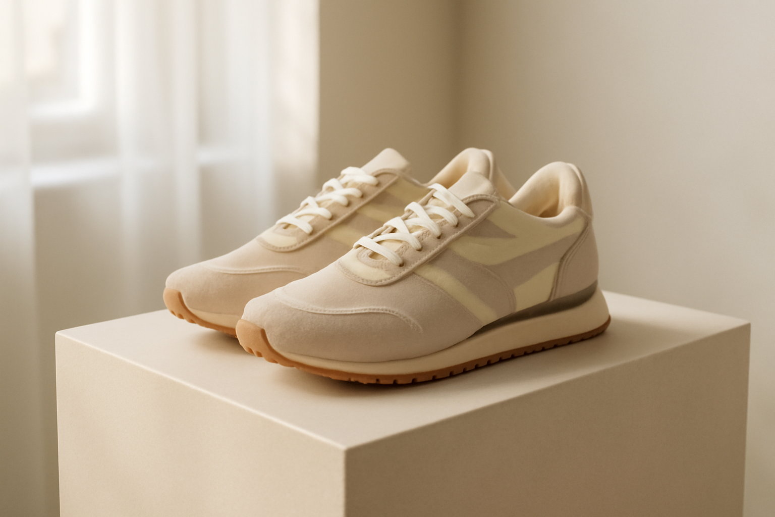 annie-chausseur-nouveaux-modeles-sneakers-retro sneakers style rétro présentées sur présentoir