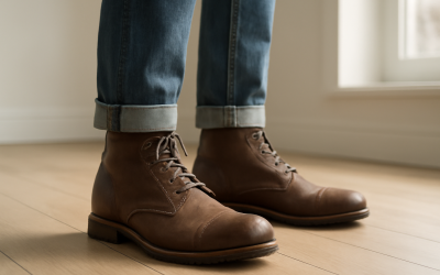 Comment porter des bottines homme avec un jean ?