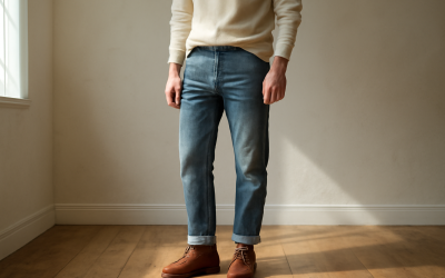 Comment porter des bottines avec un jean homme ?