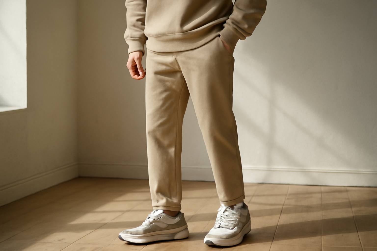 tenue urbaine avec sneakers modernes