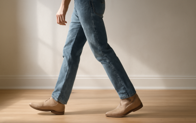 Comment porter des chaussures en suede avec un jean ?
