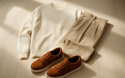 Comment porter des chaussures en suede dans un look simple ?