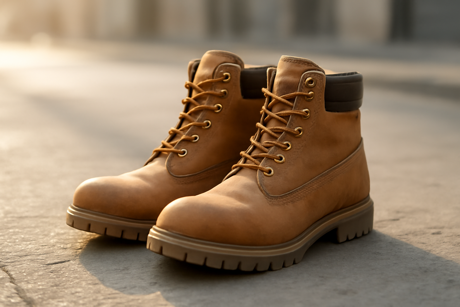 annie-chausseur-timberland-6-inch-explication bottes robustes posées sur sol urbain