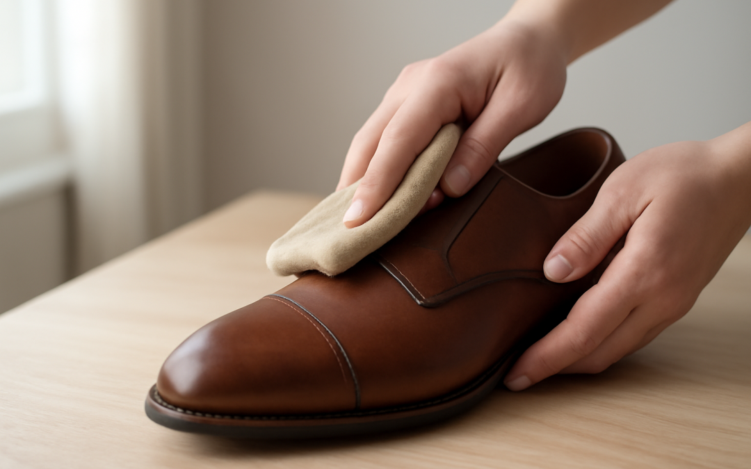 Comment enlever la poussière sur des chaussures en cuir ?