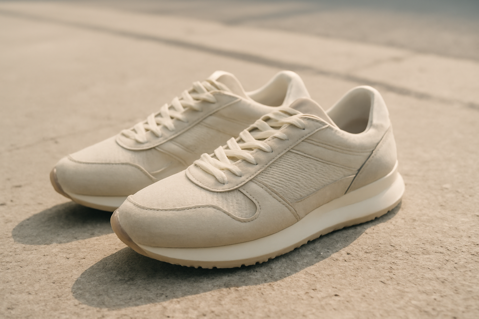 annie-chausseur-gola-sneakers-explication sneakers rétro posées sur surface urbaine