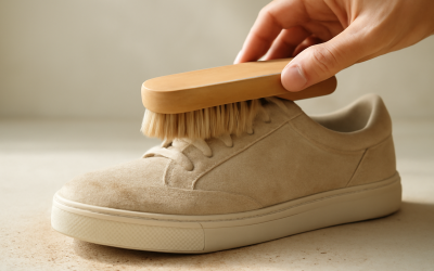 Comment nettoyer des chaussures après avoir marché dans le sable ?