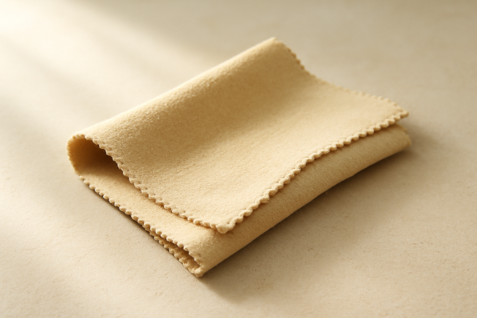 chiffon nettoyant chaussure en cuir clair