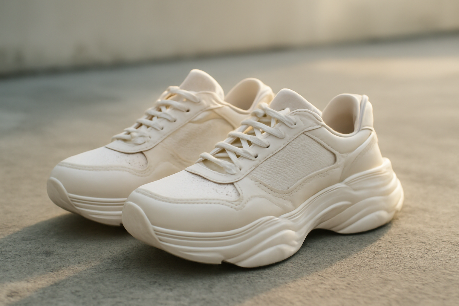 annie-chausseur-northwave-espresso-explication sneakers volumineuses posées sur sol urbain