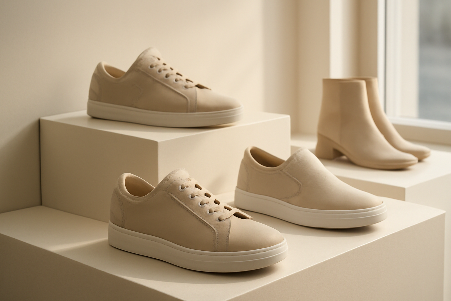 annie-chausseur-nouvelles-marques-chaussures-europe chaussures modernes exposées en boutique