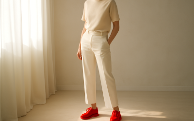 Comment porter des chaussures au design fort dans une tenue simple ?