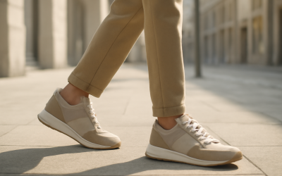 Comment porter des chaussures au design urbain dans un look simple ?