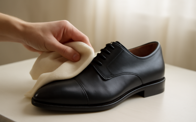 Comment nettoyer des chaussures en cuir après avoir beaucoup marché ?