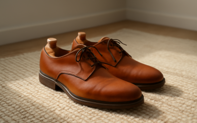 Comment nettoyer des chaussures en cuir après la pluie ?