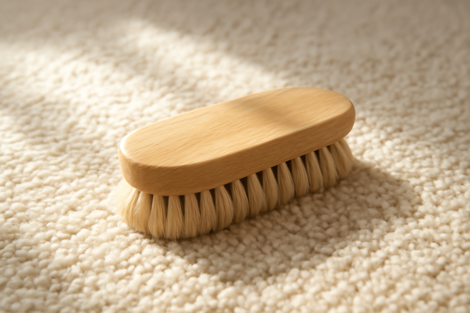 annie-chausseur-nettoyer-chaussures-poussiere-quotidien brosse nettoyant chaussure sur tapis