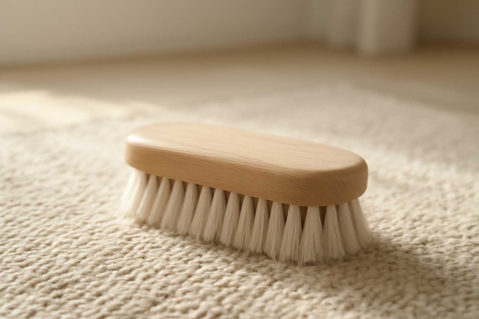 annie-chausseur-nettoyer-chaussures-poussiere-ville-centre brosse nettoyant chaussure sur tapis