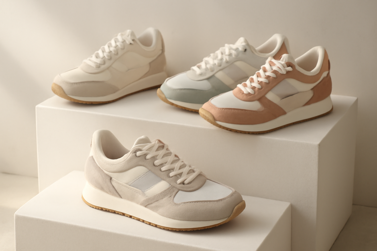 annie-chausseur-nouvelles-sneakers-inspirees-heritage sneakers rétro exposées sur présentoir