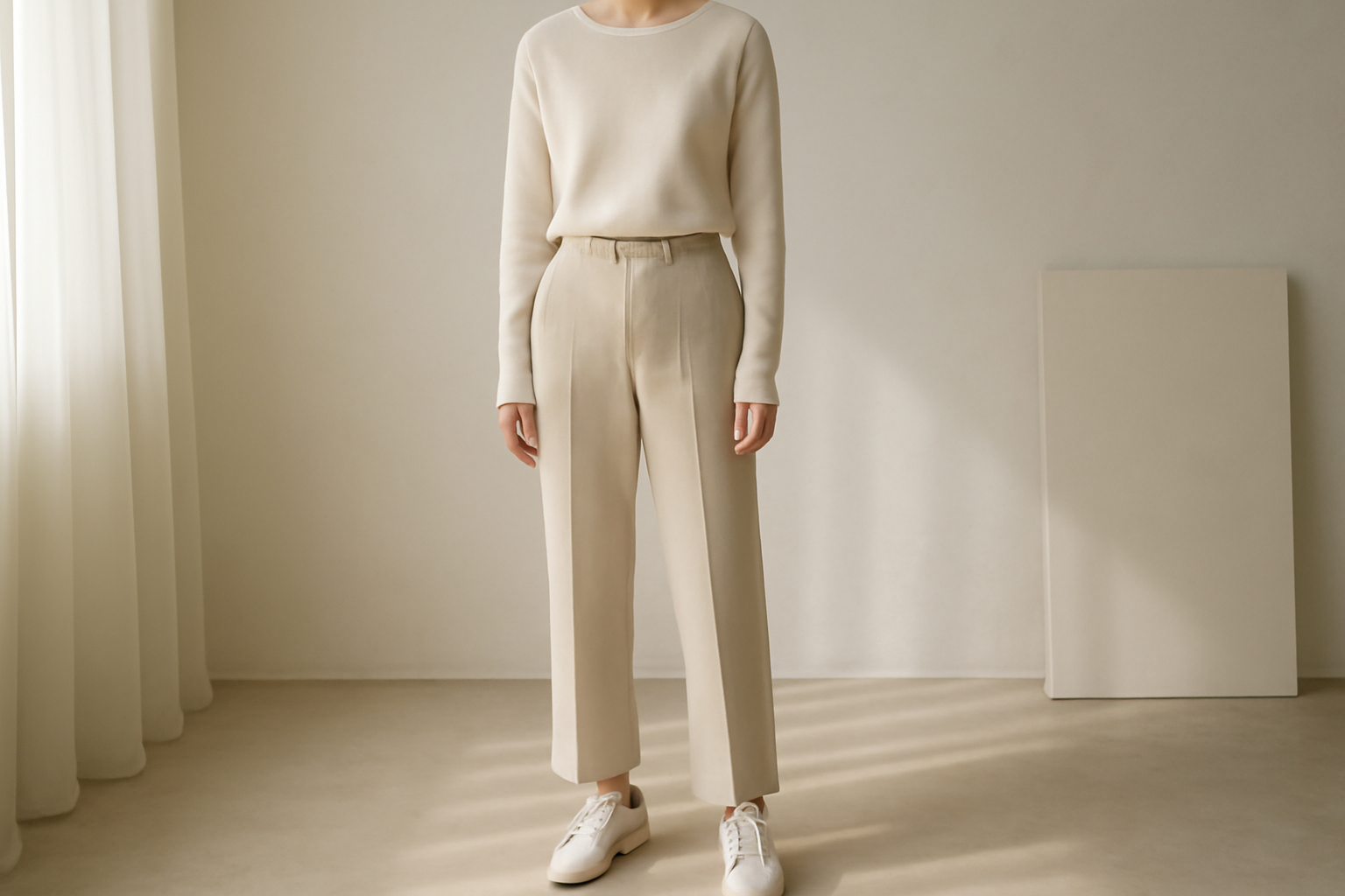 annie-chausseur-porter-chaussures-urbaines-look-minimal tenue minimaliste avec chaussures urbaines