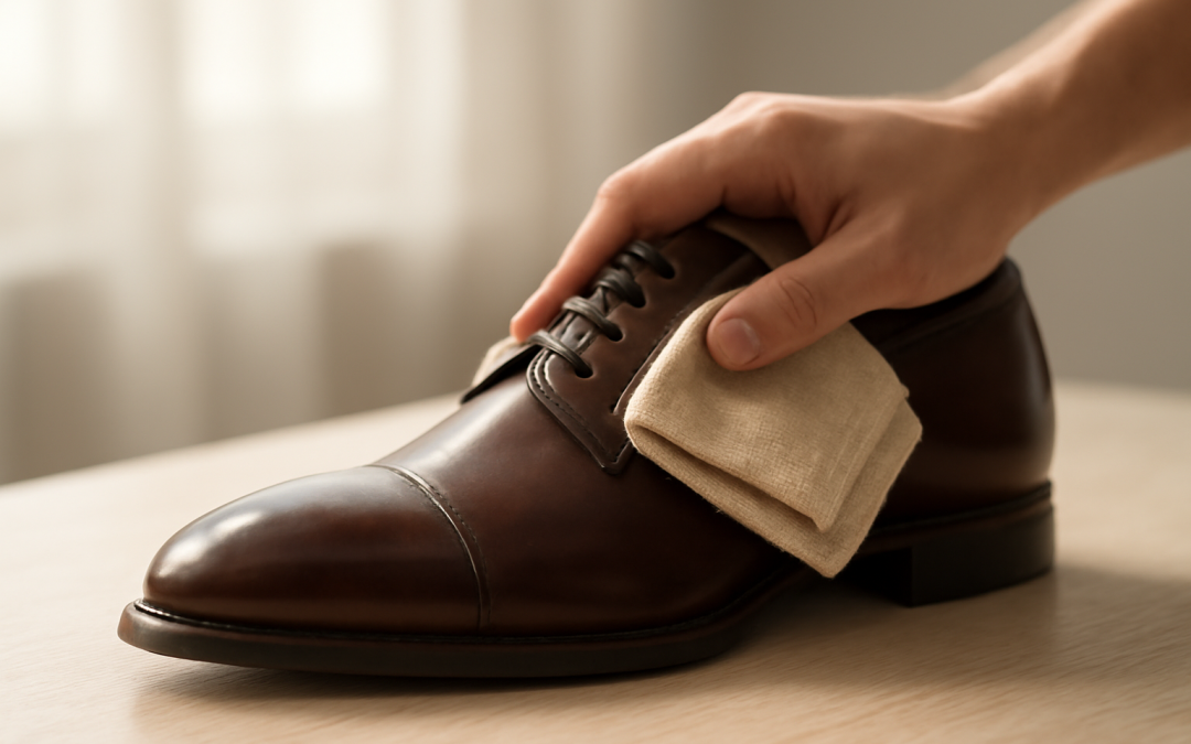 Comment enlever la poussière sur des chaussures en cuir en ville ?