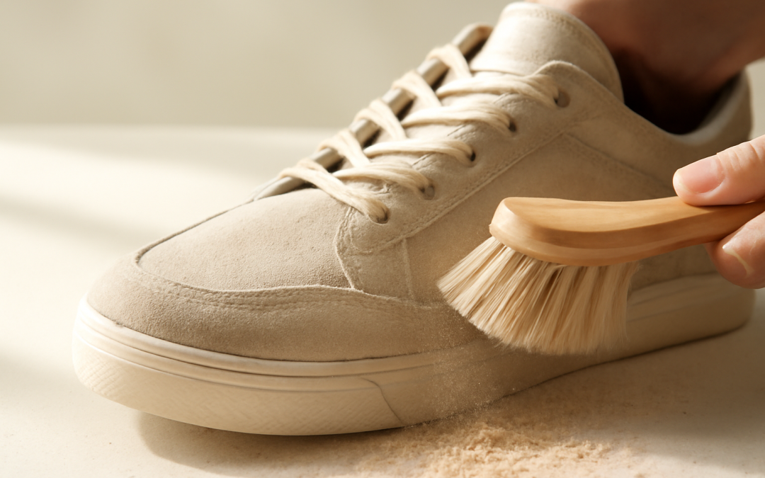 Comment enlever des traces de sable sur des chaussures ?