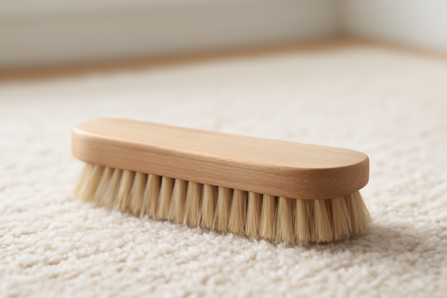 annie-chausseur-nettoyer-chaussures-apres-poussiere-trottoir brosse nettoyant chaussure sur tapis