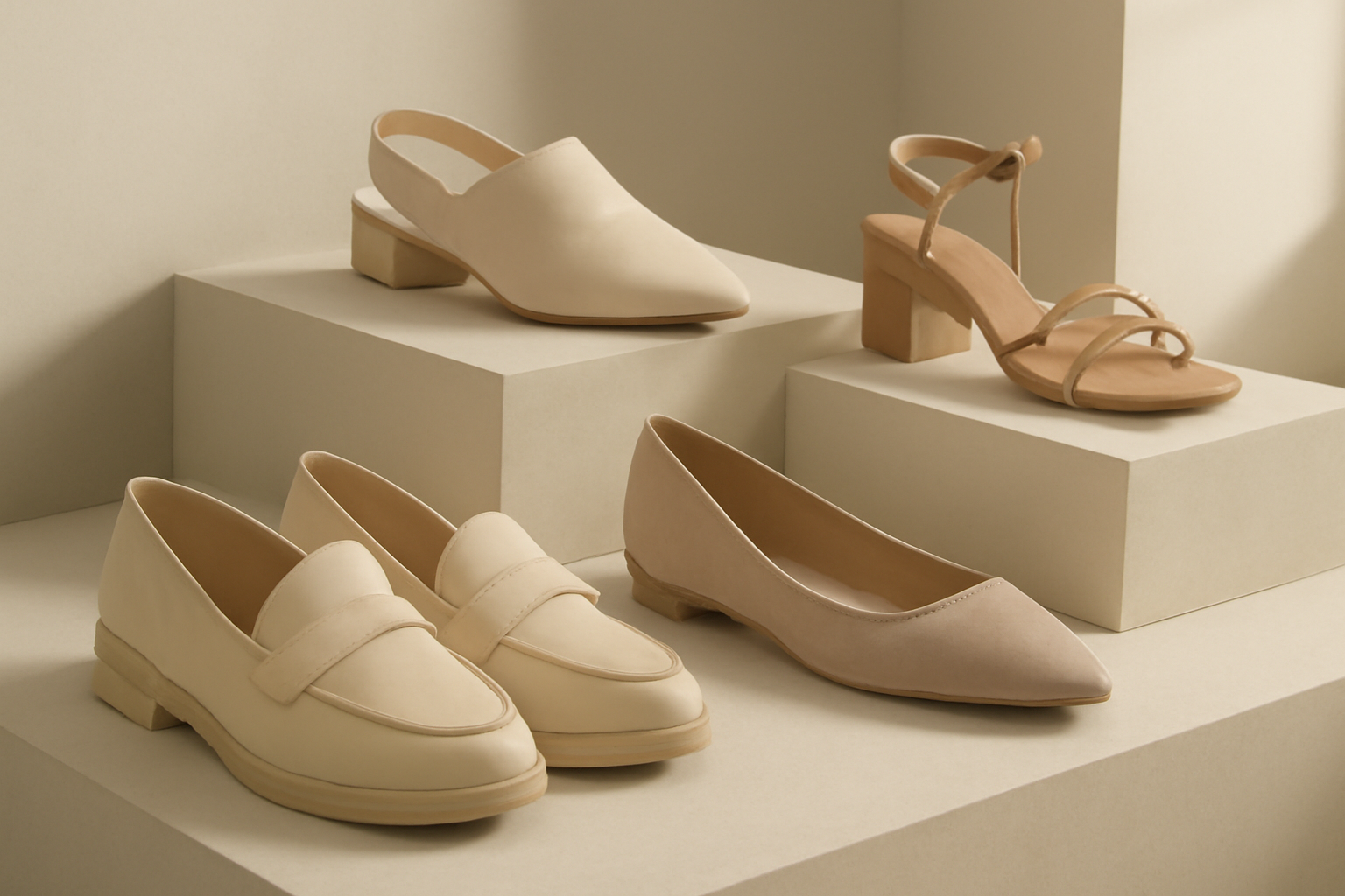 annie-chausseur-nouvelles-marques-chaussures-design-europe chaussures design exposées sur présentoir
