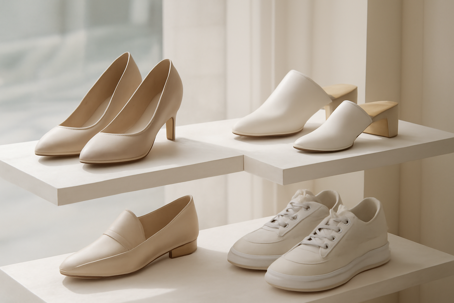 annie-chausseur-nouvelles-marques-chaussures-mode-paris chaussures design exposées en vitrine