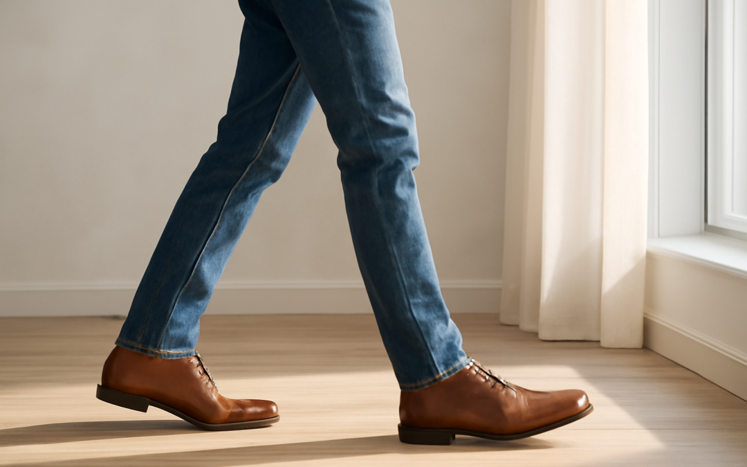 Comment porter des chaussures en cuir dans un style casual en ville ?