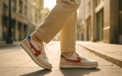 Comment porter des chaussures rétro avec un look simple ?