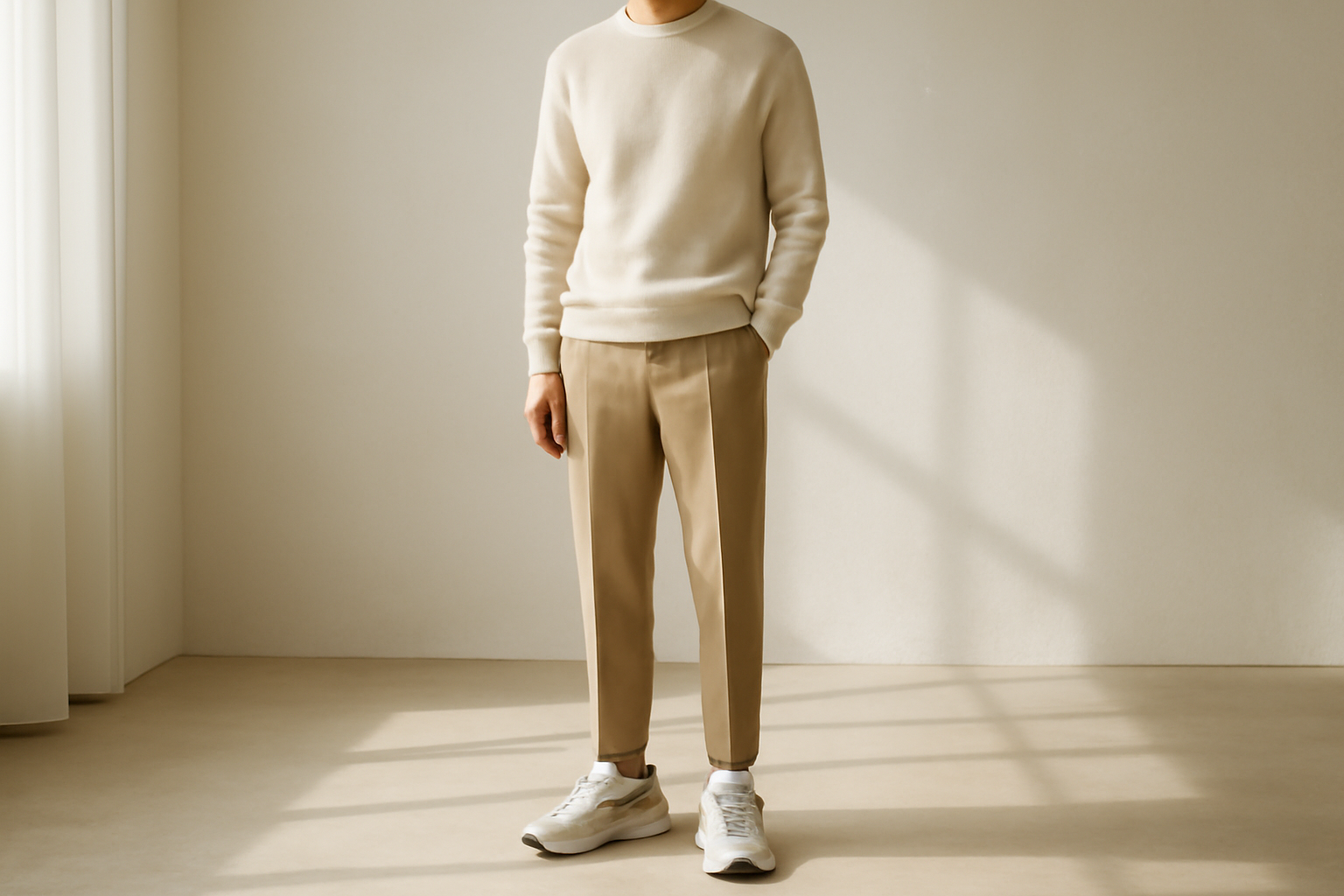 annie-chausseur-porter-chaussures-urbaines-look-minimal tenue minimaliste avec chaussures urbaines