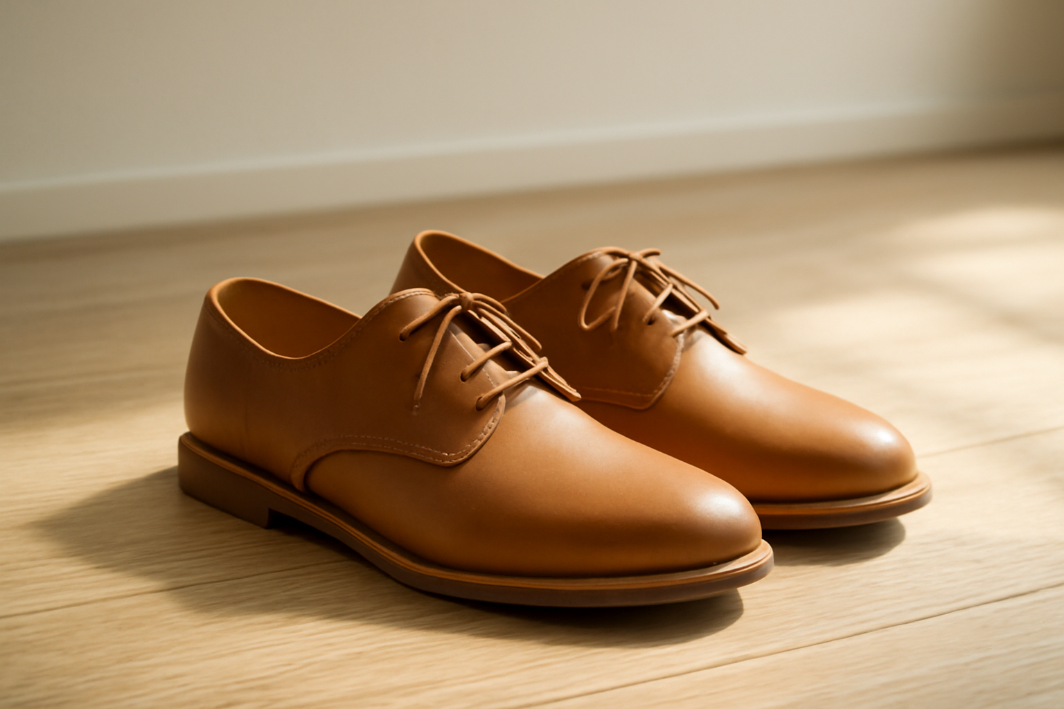 annie-chausseur-astorflex-duke-flex-explication chaussures en cuir souple posées sur sol bois