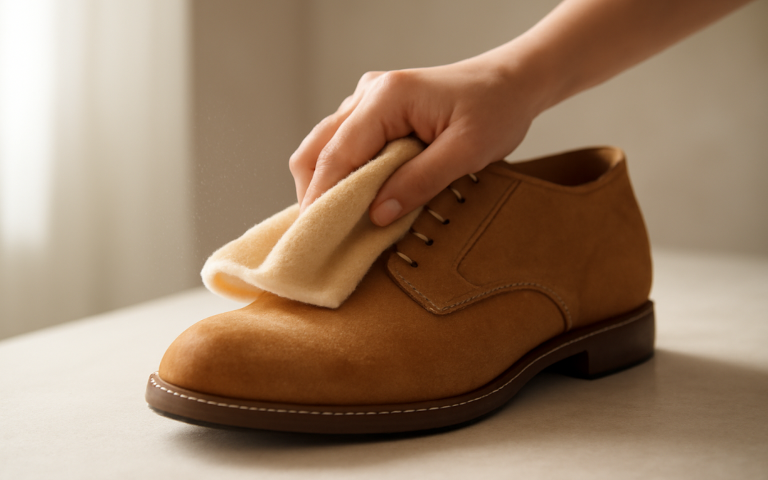 Comment enlever la poussière sur des chaussures après une journée dehors ?